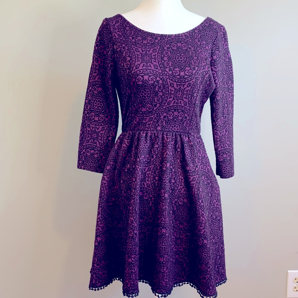 Boutique Purple Dress